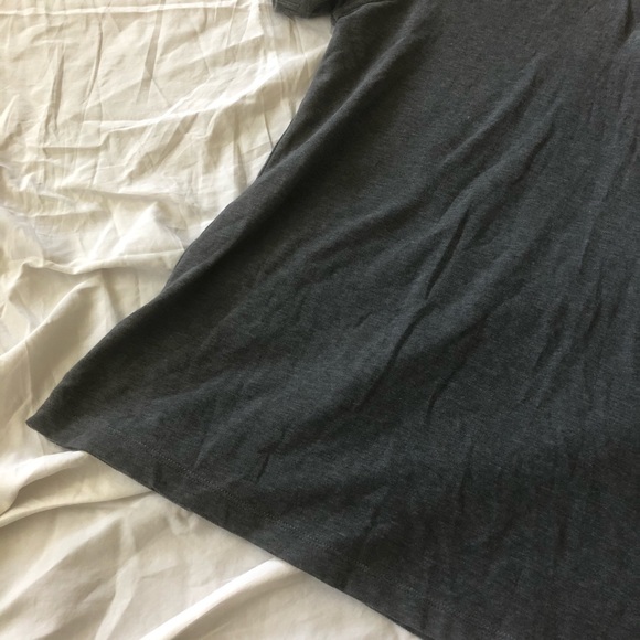 Brunello Cucinelli Denim Popover Vneck Polo S Gray - Picture 6 of 16